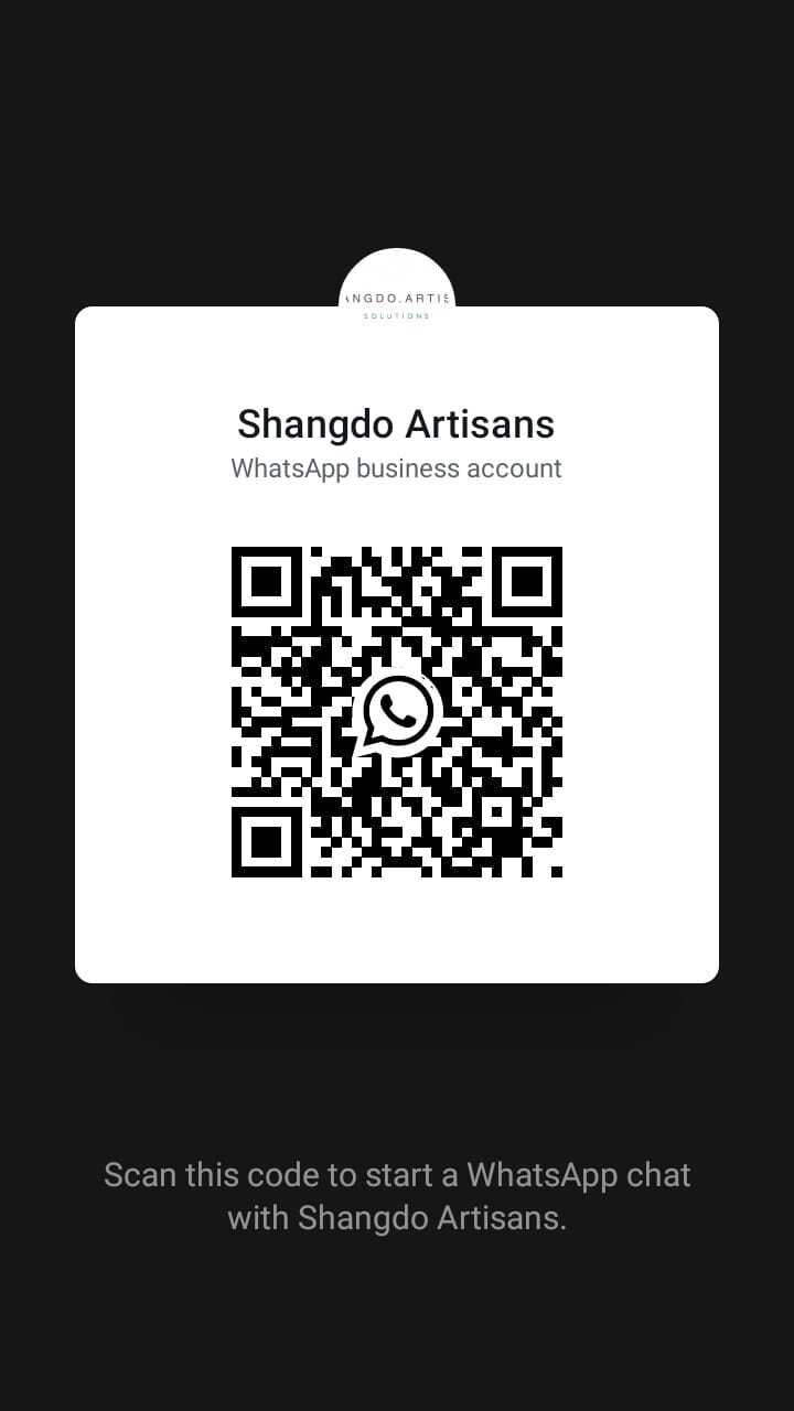 Scan the code to start a WhatsApp Chat